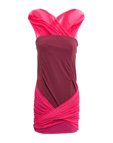 Patrizia Pepe Woman Mini Dress Fuchsia Size 0 Polyamide, Elastane In Multi