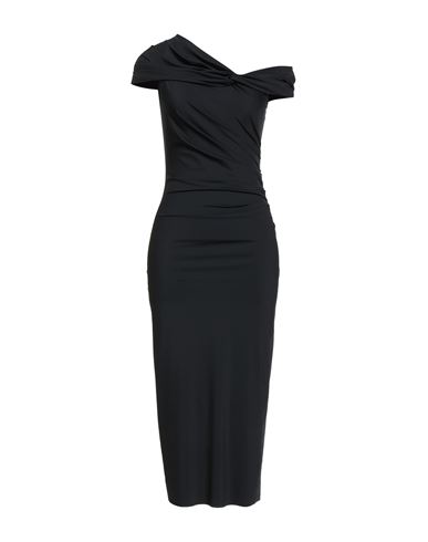 Midi-Kleid Damen Schwarz M Damen