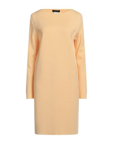 Fabiana Filippi Woman Mini Dress Apricot Size 12 Merino Wool In Orange