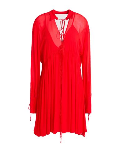 Aniye By Woman Mini Dress Red Size S Viscose In Red