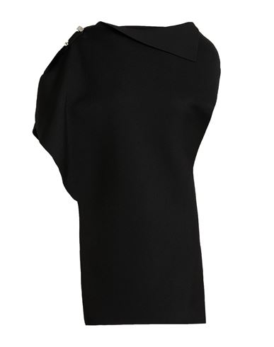 Jacquemus Woman Mini Dress Black Size 6 Viscose, Polyester In Black