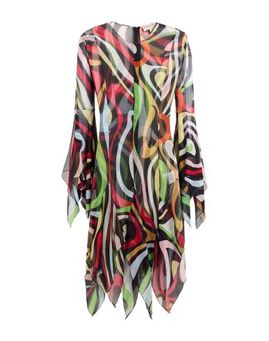 Pucci Woman Midi Dress Red Size 8 Silk