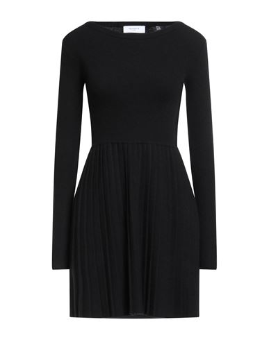 Markup Woman Mini Dress Black Size Xs Viscose, Polyester, Polyamide In Black