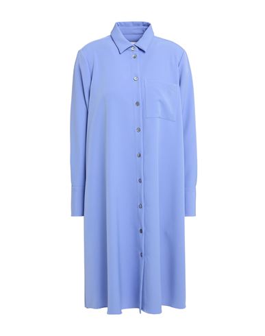 Robert Friedman Woman Midi Dress Lilac Size L Polyester, Elastane In Purple