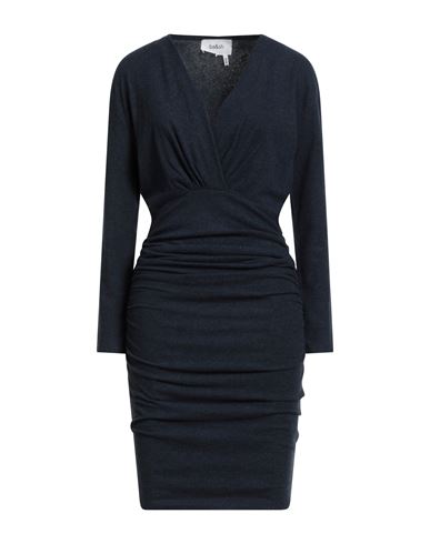 Ba&sh Ba & Sh Woman Mini Dress Navy Size 3 Cotton, Modal, Elastane In Blue