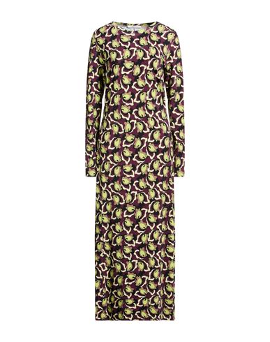 MALÌPARMI Maxi-Kleid Damen Pflaume 36,40 Damen