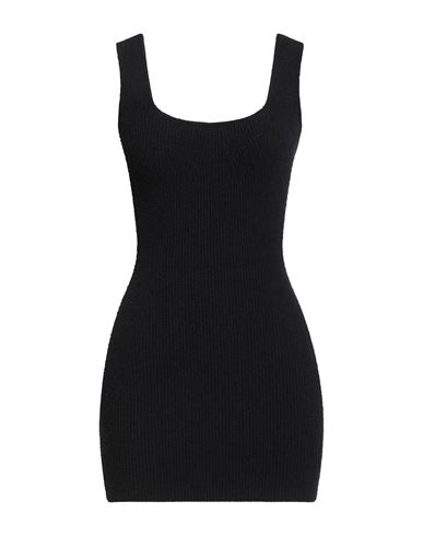 Wardrobe.nyc Wardrobe. Nyc Woman Mini Dress Black Size L Cotton, Polyamide, Elastane