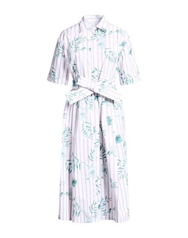 Fedeli Woman Midi Dress Blush Size 8 Cotton In Pink