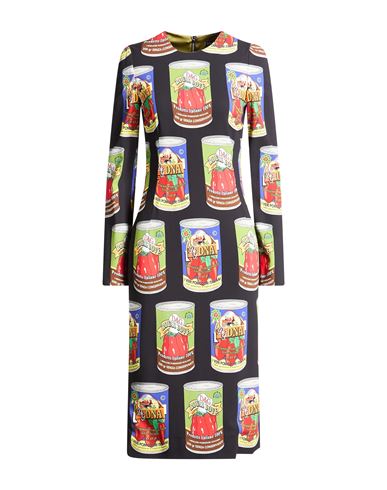 Dolce & Gabbana Woman Midi Dress Black Size 8 Viscose, Elastane In Black