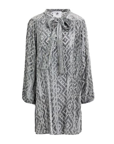 Compagnia Italiana Woman Mini Dress Grey Size 8 Viscose, Polyamide In Gray