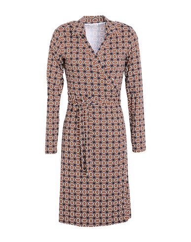 Caliban Woman Mini Dress Brown Size 8 Polyamide, Elastane In Black