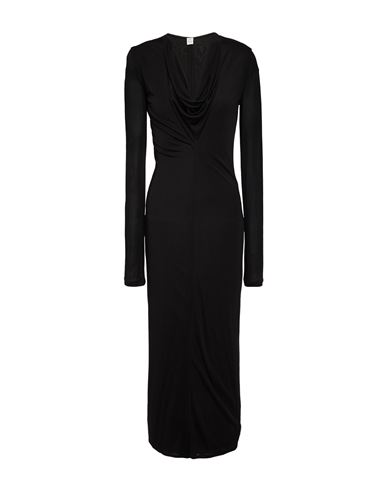 Toteme Vestido largo Mujer Negro M Mujer