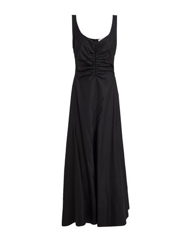 Sportmax Woman Maxi Dress Black Size 12 Cotton