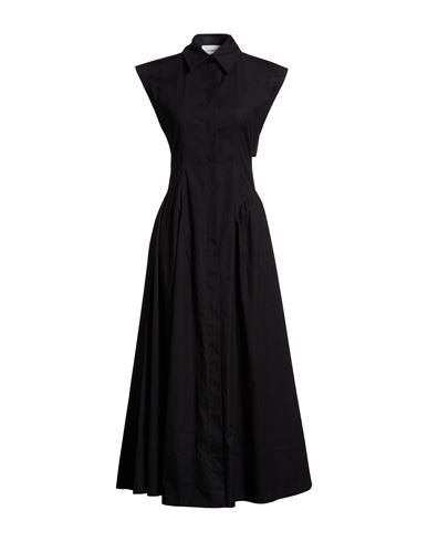 Sportmax Woman Maxi Dress Black Size 6 Cotton