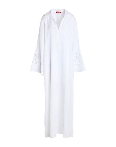 Max Mara Studio Woman Maxi Dress White Size 12 Linen