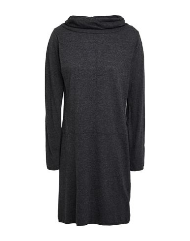Crossley Woman Mini Dress Grey Size S Cotton, Cashmere, Polyamide In Black