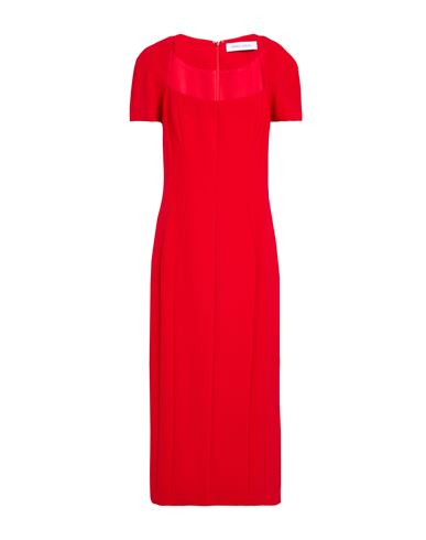 Vestido midi Mujer Rojo 42 Mujer