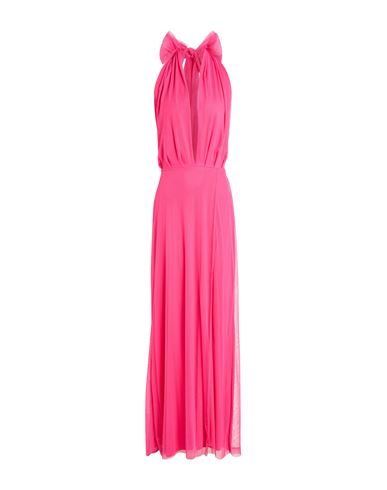 Haveone Woman Maxi Dress Fuchsia Size M Polyester In Pink