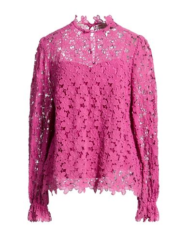 Maison Common Woman Top Fuchsia Size 12 Cotton In Pink