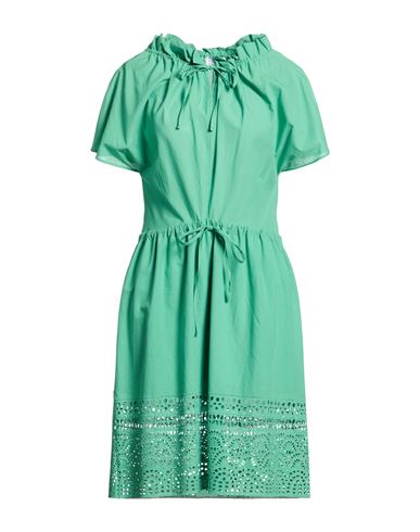 Jijil Woman Mini Dress Light Green Size 6 Cotton In Green
