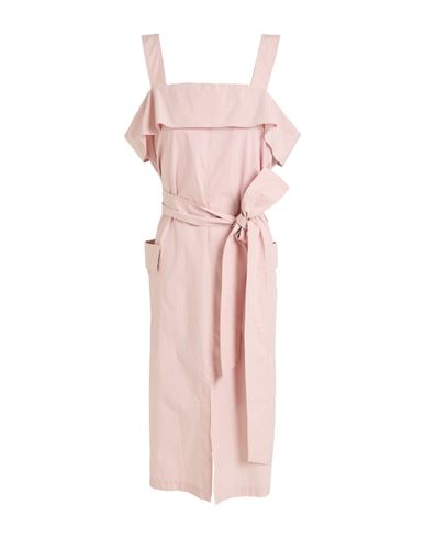 Weekend Max Mara Woman Midi Dress Blush Size 12 Cotton In Pink