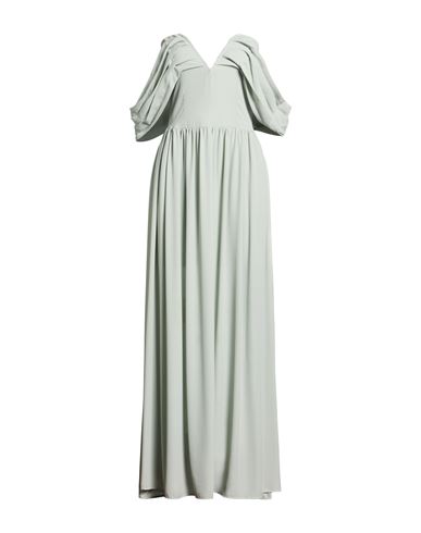 Haveone Woman Maxi Dress Sage Green Size M Polyester
