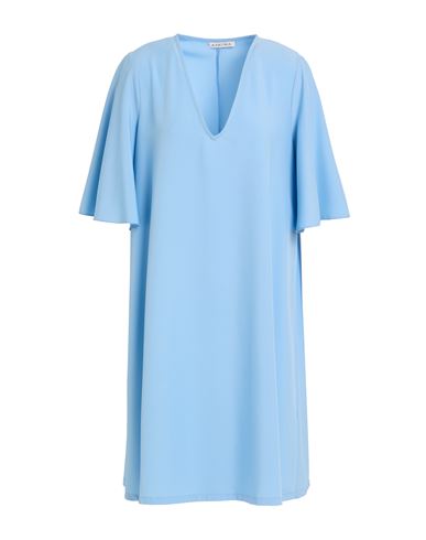 Kartika Woman Midi Dress Light Blue Size 12 Polyester, Elastane