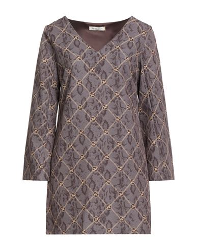 Yes Zee By Essenza Urban Chic Woman Mini Dress Taupe Size M Polyester, Elastane In Purple