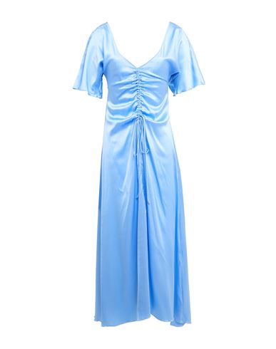 Vestido midi Mujer Azul profundo 38 Mujer
