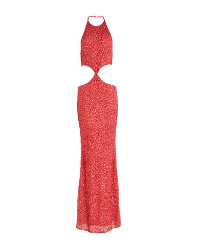 Retroféte Retrofête Woman Maxi Dress Tomato Red Size M Nylon