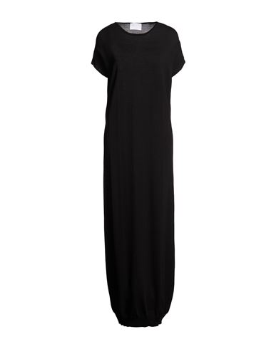 Daniele Fiesoli Collezione N_01 Woman Maxi Dress Black Size L Viscose, Polyamide In Black