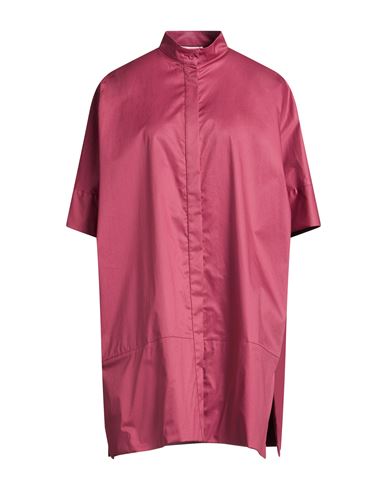 Fedeli Woman Mini Dress Garnet Size 6 Cotton, Elastane In Red