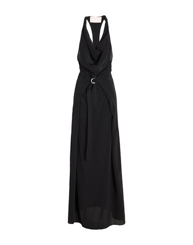 Circus Hotel Woman Maxi Dress Black Size 6 Viscose