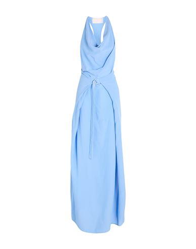 Circus Hotel Woman Maxi Dress Sky Blue Size 6 Viscose