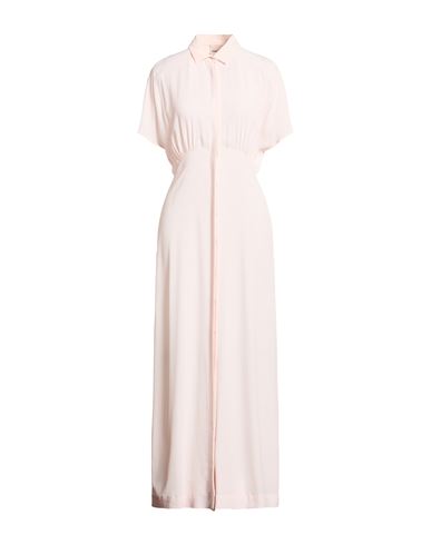 Semicouture Woman Maxi Dress Light Pink Size 8 Acetate, Silk