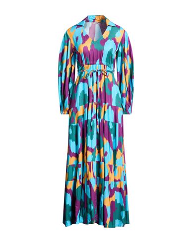 Connor & Blake Woman Maxi Dress Purple Size Xl Viscose