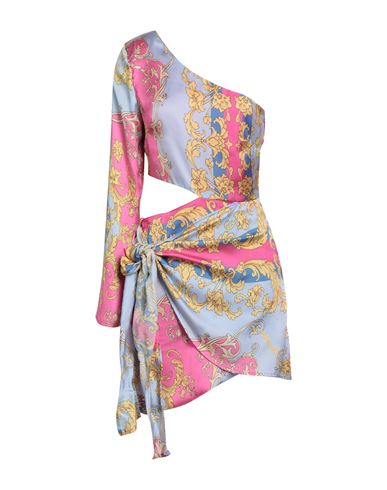 No Secrets Woman Mini Dress Sky Blue Size 6 Polyester In Multi