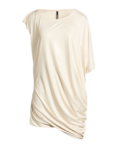 Manesera Woman Top Cream Size S Polyester, Elastane In White