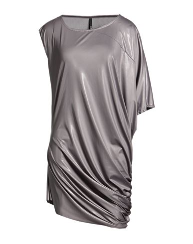 Manesera Woman Top Grey Size S Polyester, Elastane In Gray