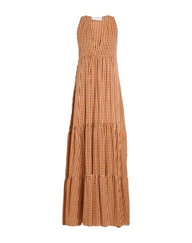 Beatrice B Beatrice .b Woman Maxi Dress Yellow Size 4 Cotton, Elastane