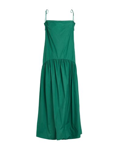 Max Mara Studio Woman Maxi Dress Green Size 12 Cotton