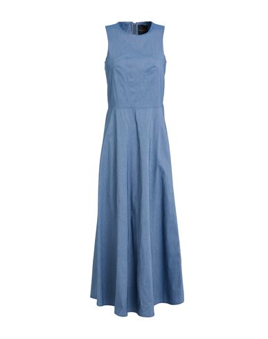 Soko Ni Inai Woman Maxi Dress Slate Blue Size L Viscose, Polyamide, Elastane