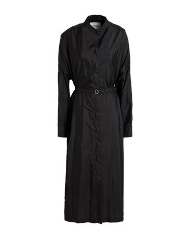 Jil Sander + Woman Midi Dress Black Size 6 Polyamide, Silk