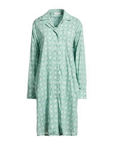 Fedeli Woman Midi Dress Light Green Size 8 Cotton, Elastane