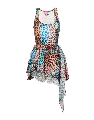 Mini-Kleid Damen Rostrot M Damen