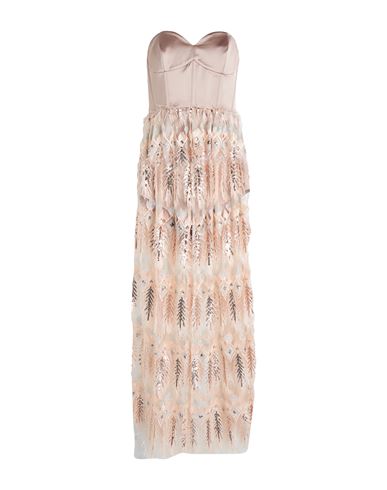 Maxi-Kleid Damen Beige M Damen
