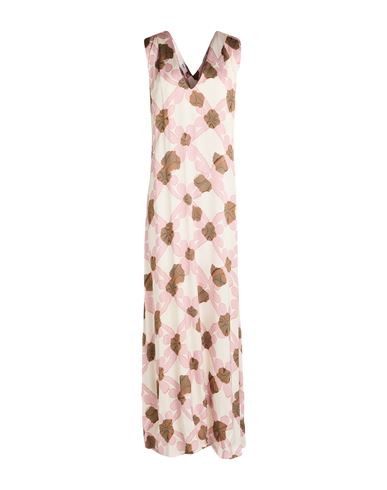 B.yu B. Yu Woman Maxi Dress Ivory Size Xl Viscose In Pink