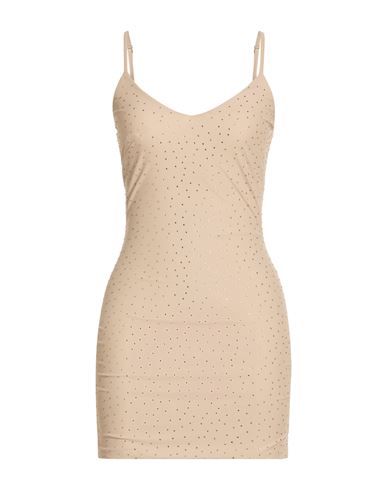 Minivestido Mujer Beige 36,38,40 Mujer