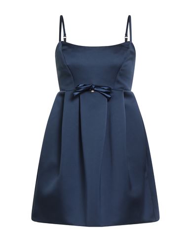 Elisabetta Franchi Woman Mini Dress Midnight Blue Size 8 Polyester