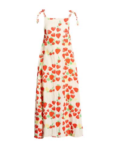 Maxi-Kleid Damen Elfenbein XS Damen